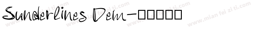 Sunderlines Dem字体转换